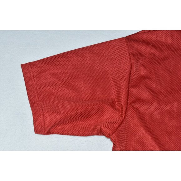 Nike Dri-Fit Men's T-Shirt XL Basketball Red Mesh Athletic Sportswear Vintage - Picture 5 of 12